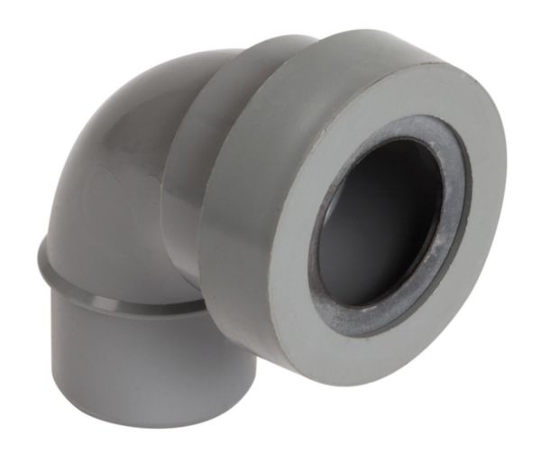 Image principale de Coude joint mâle femelle 87°30 diamètre 40mm Nicoll UCH8J