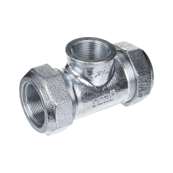 Té compres. femelle 26x34 diam : 33.7 mm Lg : 135