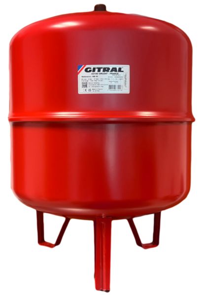 Vase d'expansion à membrane suspendu 8 litres 3 bars -10/+99°C max réf. MB8