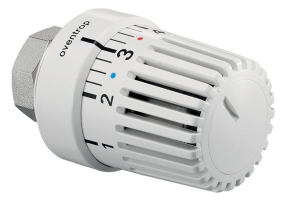 Tête thermostatique UNI LH, VT 0.4, à bulbe liquide, blanc, raccordement fileté au corps de robinet M30 x 1.5 Réf.1011465