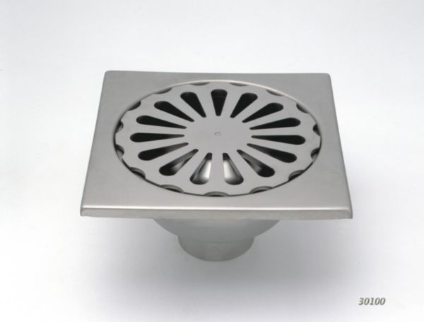 Siphon inox 300x300 diamètre 100mm Limatec 30100
