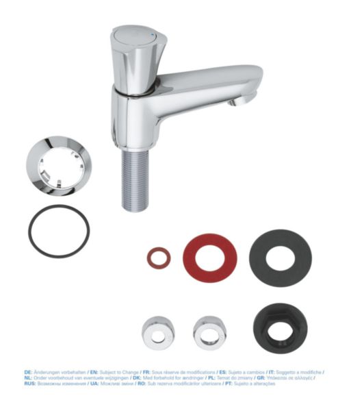 Robinet Costa L 1/2" bec coulé Chromé 20404001