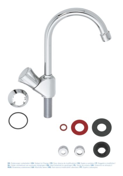 Robinet Costa L 1/2" bec mobile Chromé 20393001