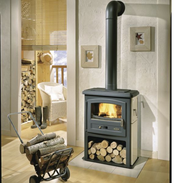 Poêle à bois bûches Eco 10kW Rubis Réf. 363101