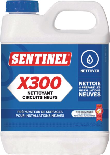 Nettoyant SENTINEL X300 en bidon de 1 litre réf X300L-12X1L-EXP