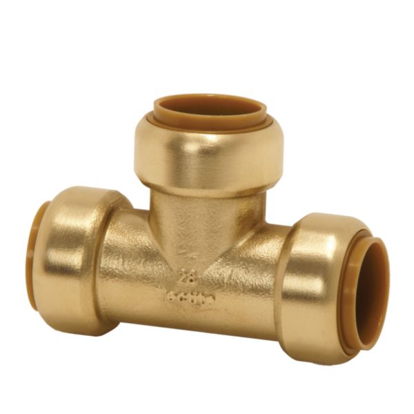 Té égal T130 instantané tectite D14 pour tubes cuivre, PER ou PB réf 4750563