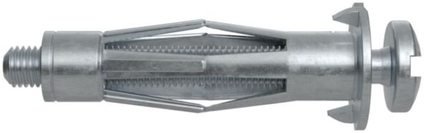 Cheville métallique pour cloison creuse avec vis HM-S 6x37 25/sachet Réf. 77588