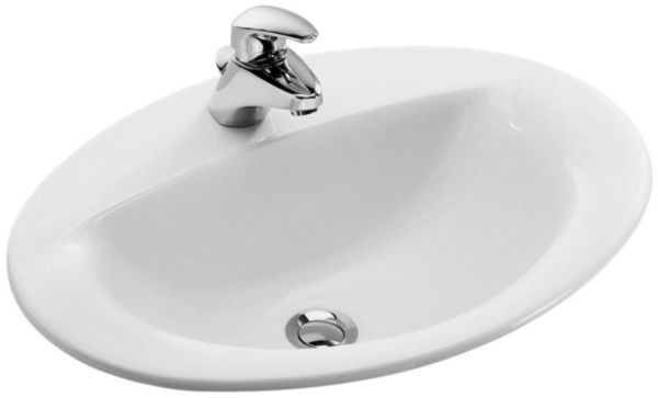 Vasque PATIO 56 x 43 à encastrer par dessus blanc Réf. 0E4155-00