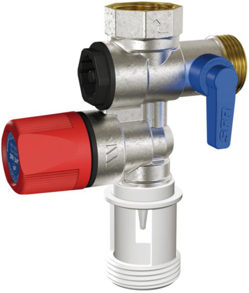 Groupe de sécurité chauffe-eau 20x27 inox Réf 2252570