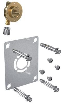 Plaque de fixation pour raccord à sertir monotrou pour tube PER ROBIFIX diamètre : 16 réf. 008835