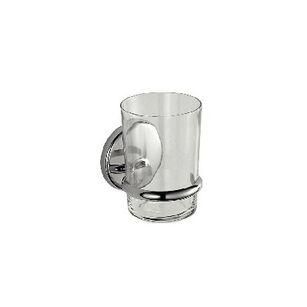 Porte verre chromé avec verre Réf. A23100CR03
