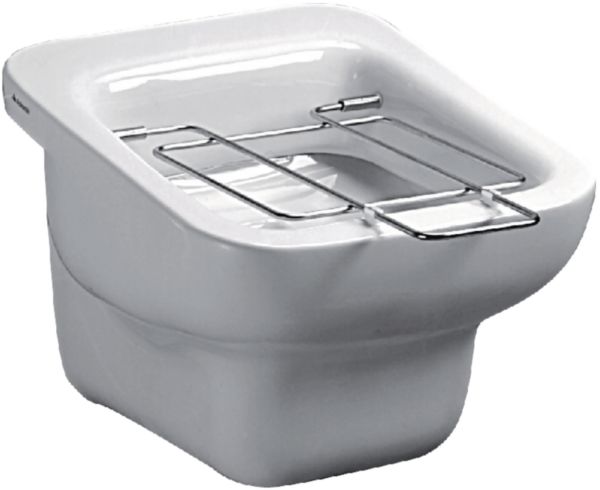 Grille porte-seaux inox 45x29cm pour vidoir BRENTA chromé réf. J3494AA