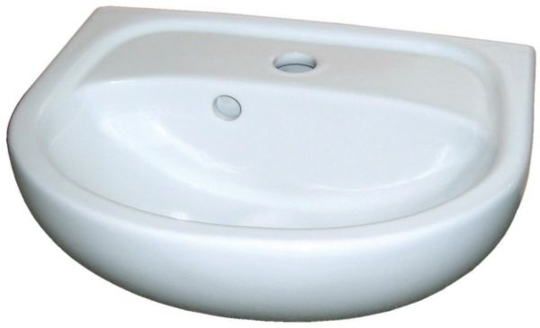 Lave-mains Alterna Concerto 40 cm, gain de place, blanc 00