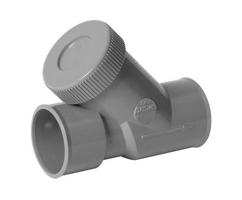 Clapet anti-retour PVC femelle-femelle diamètre 40mm longueur 109mm CASH4