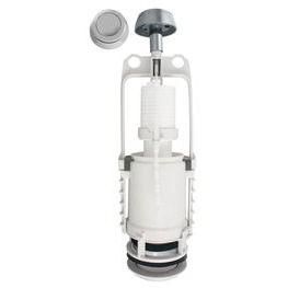 Mécanisme BRIVE à bouton poussoir non interrompable chromé pour réservoir E1536 réf. E6442-CP