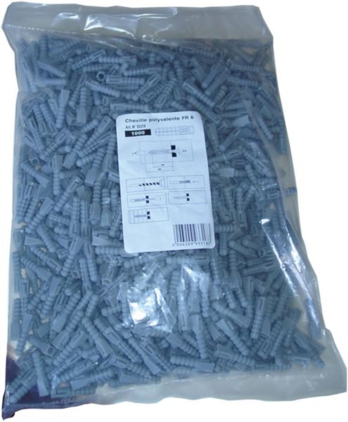 Cheville plastique FR8 sac de 1000 93318