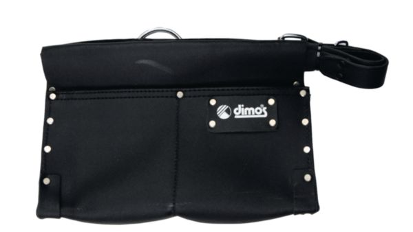 Poche à clous cuir à soufflet 2 compartiments avec ceinture réf. 205725