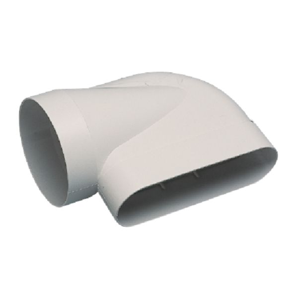 Image principale de Coude Minigaine blanc mixte horizontal équivalent D125 (60x200) 11023994