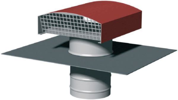 Chapeau de toiture métallique CTM 500 tuile Réf. 6017