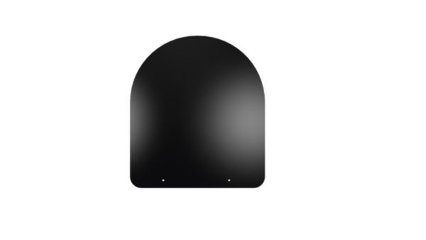 Plaque de plancher 72 x 80 émail noir/gris réf. 350972