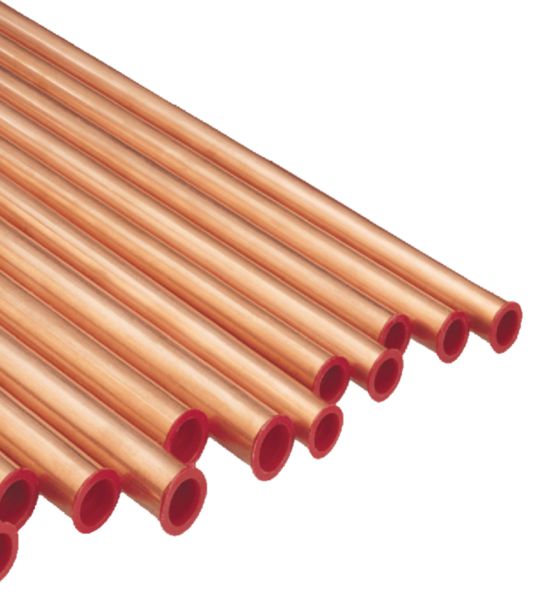 Barre de cuivre NF diamètre 1/4 longueur 4 m épaisseur 1 mm  Réf. 2821028053823