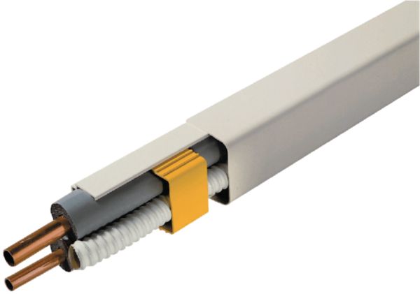 Goulotte 60 x 45 mm longueur 2 mètres couleur ivoire réf. 0612BCF