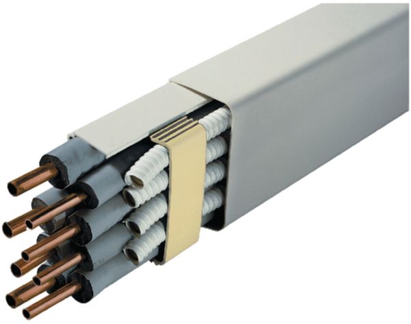 Goulotte 140 x 90 mm longueur 2 mètres couleur ivoire réf. 1412BCF