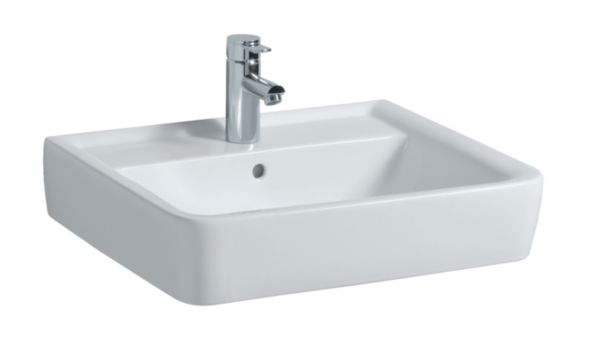 Lavabo plan autoportant ou à poser PRIMA STYLE Lg : 60 cm Céramique Blanc réf. 00137300000