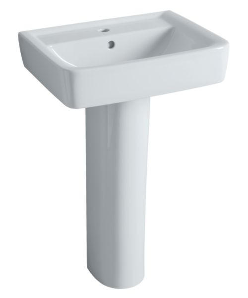 Colonne lavabo PRIMA STYLE Lg : 71 cm Céramique Blanc réf. 187300000