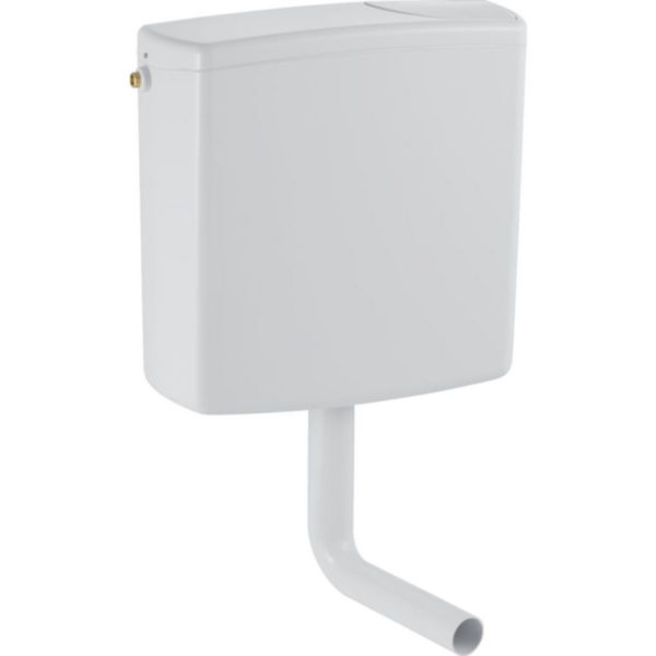 Réservoir WC indépendant bas AP140 double touche 3 L alimentation latérale gauche/droite ou arrière blanc Réf. 140.314.11.1
