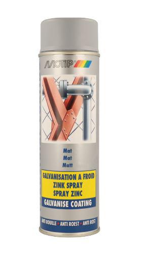 Galvanisation à froid gris mat 92% bombe de 500 ml Réf. 07301