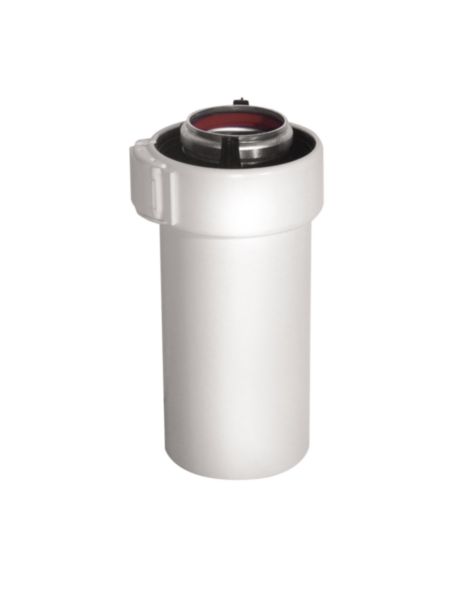 Conduit ventouse emboîtement aluminium et PVC diamètre 60 / 100 de longueur 1000 mm réf. 227352