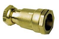 Raccord droit écrou prisonnier Type 109 Laiton diamètre : 26x34 DN : 25 réf. 581255