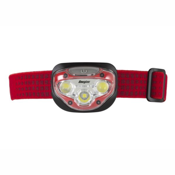 Lampe frontale led vision hd 300 lm +3AAA Energizer portée 50 m IPX4 réf. EPH4L