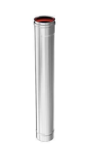 Tuyau Inox 316 - 4 / 10 - 1000 mm diamètre 80 + joint à lèvres pour chaudières condensation réf. 801080