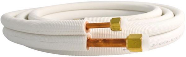 Liaison frigorifique pré-dudgeonnée 1/4 - 3/8 épaisseur isolant 6,5 x 8 mm longueur 7 m réf.2821028088173