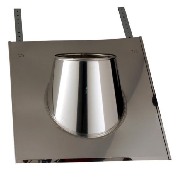 Image principale de Solin pour tuile THERMINOX TI, pente 30 à 45°, diamètre 150 mm SIT 45° 150 TZ Réf. 20150073/9999