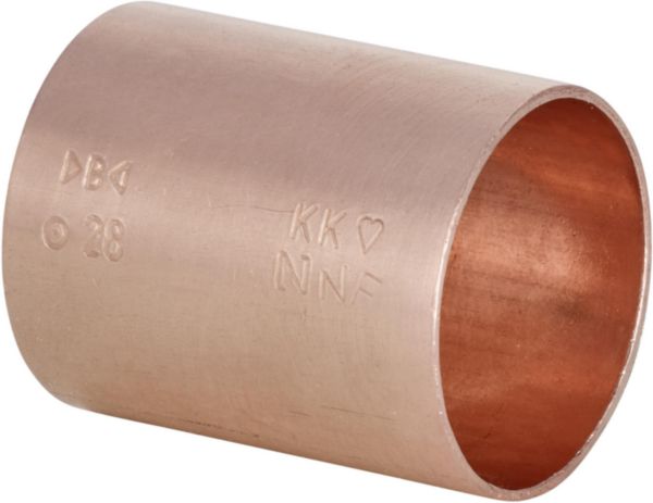 Manchon cuivre 5270 égal femelle femelle D 22 ALTECH (Sachet de deux éléments)