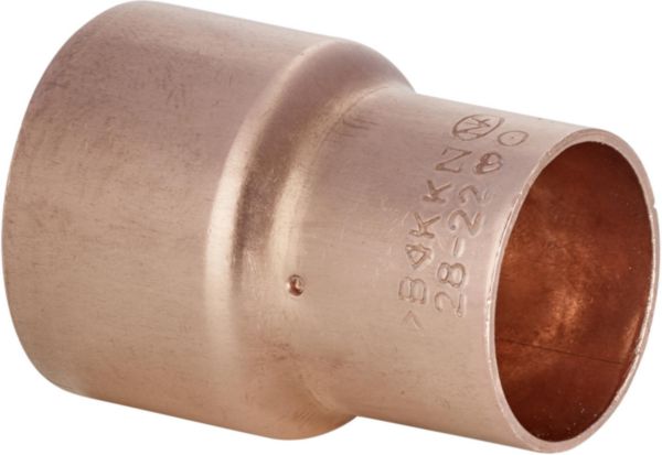 Manchon cuivre 5240 réduit femelle femelle D 22/16 ALTECH (Sachet de deux éléments)