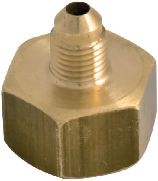 Raccord en laiton pour bouteilles gaz 1/4 mâle