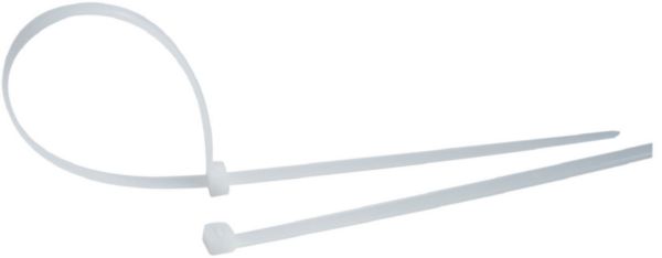 Collier nylon blanc 290 x 4,8 mm (sachet de 100)