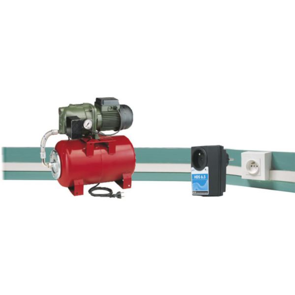 Protection contre la manque d'eau des pompes de surface et groupes de surpression monophasés de 2,5 à 10 ampères. réf.433500