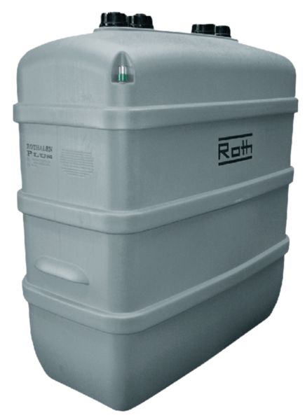 Cuve fioul avec cuvette de rétention intégrée ROTHALENS PLUS PEHD 1500 L réf. 1401000311