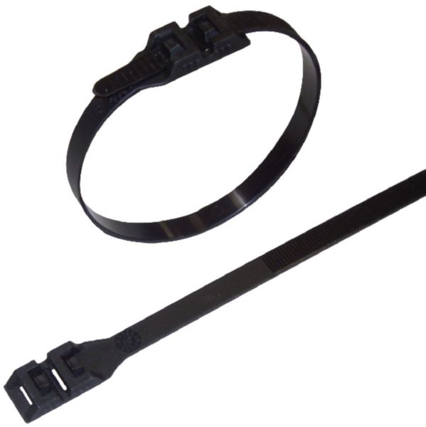 Collier nylon noir 290 x 9 mm (sachet de 100)