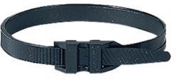 Collier protégé ultraviolet Colson denture extérieure 9 x 185 mm - noir (x100) Réf. 031913