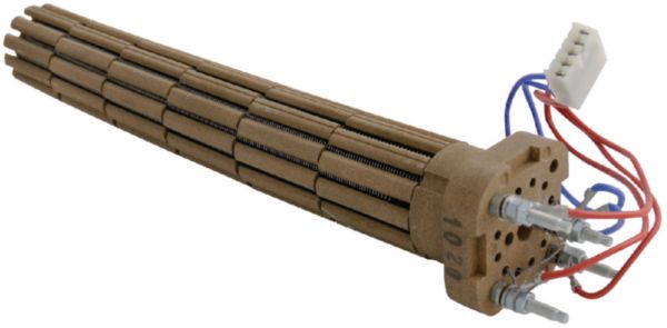 Résistance stéatite + connecteur 1800W Ø47 Avec connecteur Réf. 60477