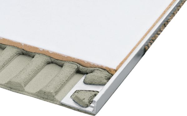 Profilé Schiene en aluminium naturel anodisé mat épaisseur 11mm longueur 2,50m AE110