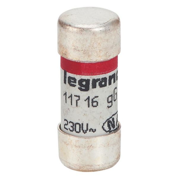Cartouche domestique cylindrique 10,3x25,8 mm avec voyant 16 A (x10) Ref.011716