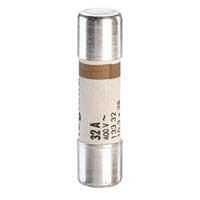 Cartouche domestique cylindrique 10,3x38 mm avec voyant 32 A (x10) Ref.013432