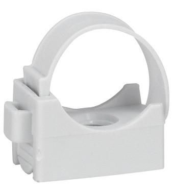 Image principale de Attache pour tubes IRL avec cheville diamètre 20 mm sachet de 15 pièces